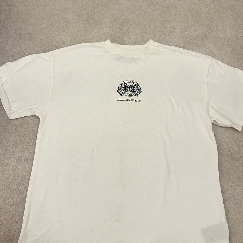 Cream Graphic Men's T-Shirt